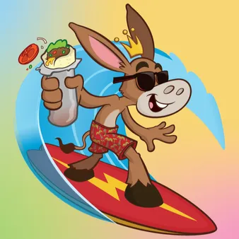 The Surfin' Burrito Donkey